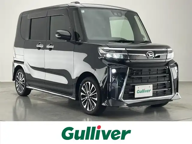 ダイハツ タント カスタム RS 愛知県 2024(令6)年 0.4万km ブラックマイカメタリック フォグランプ/プッシュスタート/ターボ車/Bluetooth/純正ナビ/LEDライト/両側パワースライドドア/カーテンエアバック/オートハイビーム/純正アルミホイール/前席シートヒーター