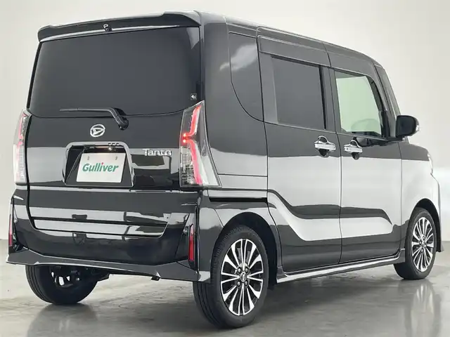ダイハツ タント カスタム RS 愛知県 2024(令6)年 0.4万km ブラックマイカメタリック フォグランプ/プッシュスタート/ターボ車/Bluetooth/純正ナビ/LEDライト/両側パワースライドドア/カーテンエアバック/オートハイビーム/純正アルミホイール/前席シートヒーター