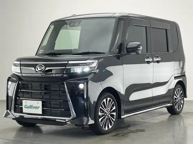 ダイハツ タント カスタム RS 愛知県 2024(令6)年 0.4万km ブラックマイカメタリック フォグランプ/プッシュスタート/ターボ車/Bluetooth/純正ナビ/LEDライト/両側パワースライドドア/カーテンエアバック/オートハイビーム/純正アルミホイール/前席シートヒーター