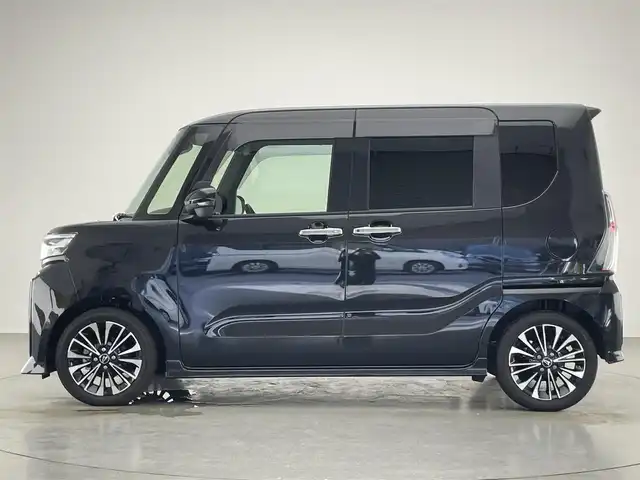 ダイハツ タント カスタム RS 愛知県 2024(令6)年 0.4万km ブラックマイカメタリック フォグランプ/プッシュスタート/ターボ車/Bluetooth/純正ナビ/LEDライト/両側パワースライドドア/カーテンエアバック/オートハイビーム/純正アルミホイール/前席シートヒーター