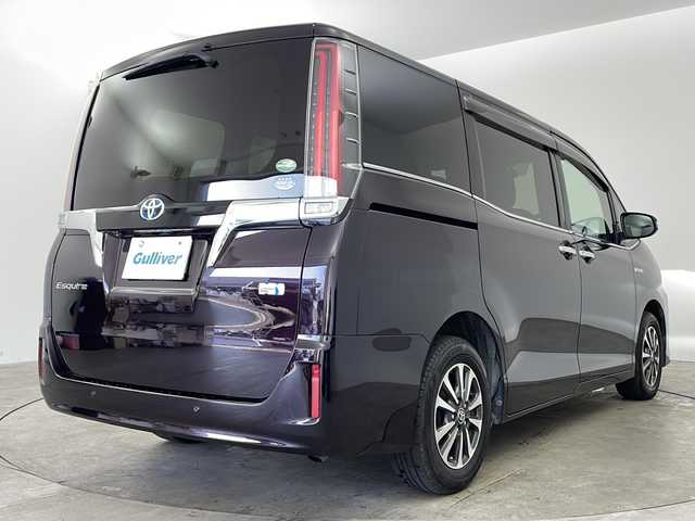 トヨタ エスクァイア ハイブリッド Gi 兵庫県 2019(令1)年 7.1万km ボルドーマイカメタリック ・純正10.5インチナビ&TV&CD&DVD&SD&BT/・バックカメラ/・両側パワースライドドア/・ビルトインETC/・スマートキー/・革シート/・前席シートヒーター/・クルーズコントロール/・nanoe/・トヨタセーフティセンス/・プリクラッシュセーフティ/・レーンディパーチャーアラート/・パーキングサポートブレーキ/・クリアランスソナー/・オートマチックハイビーム/・トラクションコントロール/・LEDヘッドライト/・LEDフォグライト