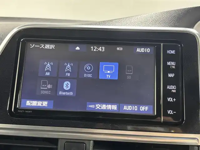 トヨタ シエンタ G クエロ 大阪府 2019(令1)年 4.8万km ホワイトパールクリスタルシャイン 純正ナビフルセグTV/全方位カメラ/ハーフレザーシート/ETC/両側パワスラ/ドライブレコーダー/クリアランスソナー/アイドリングストップ/レーンアシスト/オートライト/LEDヘッドライト/スマートキー