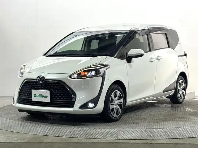 トヨタ シエンタ G クエロ 大阪府 2019(令1)年 4.8万km ホワイトパールクリスタルシャイン 純正ナビフルセグTV/全方位カメラ/ハーフレザーシート/ETC/両側パワスラ/ドライブレコーダー/クリアランスソナー/アイドリングストップ/レーンアシスト/オートライト/LEDヘッドライト/スマートキー
