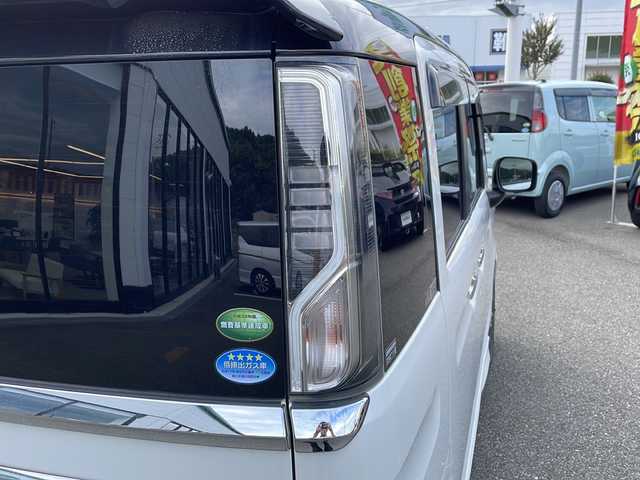 スズキ スペーシア カスタム HYBRID XS ターボ 兵庫県 2019(平31)年 7.2万km ピュアホワイトパール/ブラック2トーン 社外（Panasonic）ナビ/・BT/・フルセグTV/全方位カメラ/HUD/クルーズコントロール/クリアランスソナー/パドルシフト/運転席シートヒーター/ビルトインETC/純正フロアマット/純正アルミホイール/両側パワースライドドア/純正ドアバイザー