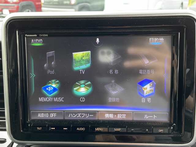スズキ スペーシア カスタム HYBRID XS ターボ 兵庫県 2019(平31)年 7.2万km ピュアホワイトパール/ブラック2トーン 社外（Panasonic）ナビ/・BT/・フルセグTV/全方位カメラ/HUD/クルーズコントロール/クリアランスソナー/パドルシフト/運転席シートヒーター/ビルトインETC/純正フロアマット/純正アルミホイール/両側パワースライドドア/純正ドアバイザー