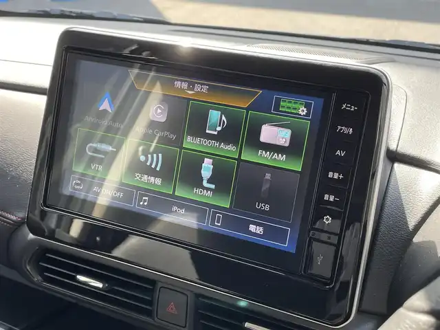 日産 ルークス HWS Gターボ プロパイロットED 滋賀県 2023(令5)年 0.7万km ホワイトパール 純正9インチディスプレイオーディオ/（Bluetooth/AppleCarPlay/iPod）/全方位カメラ/前後コーナーセンサー/両側パワースライドドア/追従型クルーズコントロール/衝突被害軽減ブレーキ/ETC/電動パーキングブレーキ/オートホールドブレーキ/スマートキー/プッシュスタート/オートライト