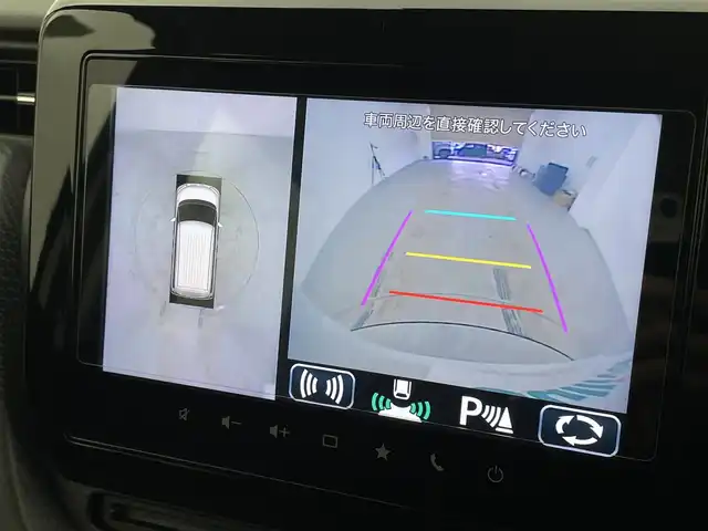 スズキ ソリオ バンディット HV MV 宮城県 2021(令3)年 4.4万km ピュアホワイトP 純正９型ナビ/両側パワースライドドア/全周囲カメラ/ヘッドアップディスプレイ/シートヒーター/パーキングセンサー/アダプティブクルーズコントロール/LEDヘッドライト/セーフティサポート/フルセグTV/スマートフォン連携/ミラー型ドライブレコーダー/CD/DVDプレーヤー/ETC/禁煙車