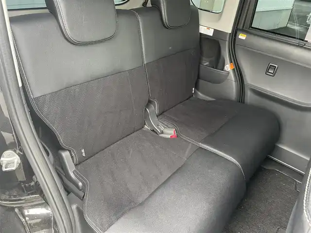 ダイハツ タント カスタム RS トップED SA 愛媛県 2015(平27)年 7.6万km ブラックマイカメタリック 社外ナビ（Bluetooth/SD/CD/DVD/ワンセグTV)/バックカメラ/両側パワースライドドア/ハーフレザーシート/ETC/社外16インチアルミホイール/純正フロアマット/純正ドアバイザー/LEDヘッドライト/フォグランプ/ABS/レーンキープアシスト/横滑り防止装置/盗難防止装置/衝突被害軽減ブレーキ/取扱説明書