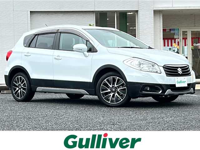 スズキ ＳＸ４ Ｓクロス 千葉県 2015(平27)年 8.4万km クールホワイトパール ４ＷＤ　ナビ　ＡＶＩＣ－ＺＨ０７７７　バックカメラ　フルセグ　ＥＴＣ　シートヒーター　クルコン マット　横滑り防止　ＭＴモード付ＡＴ　サイドエアロパーツ　純正１７インチＡＷ　　ＨＩＤ　スマートキー