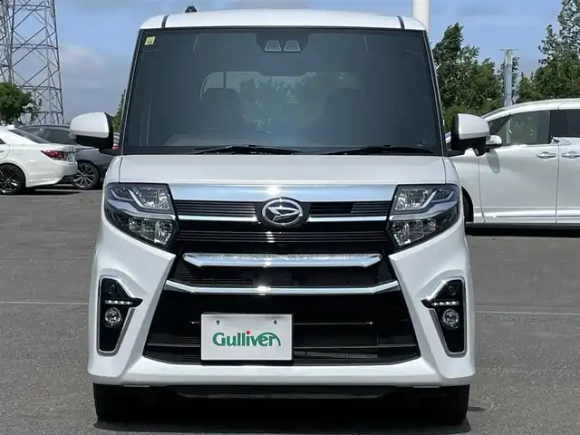 ダイハツ タント カスタム RS スタイルセレクション 道央・札幌 2021(令3)年 0.6万km シャイニングホワイトパール ４WD/純正ディーラーOPナビ/CD/DVD/BT/フルセグ/スマートアシスト/衝突被害軽減ブレーキ/横滑り防止装置/レーダークルーズコントロール/レーンキープアシスト/コーナーセンサー/バックカメラ/ビルトインETC/アイドリングストップ/PWRMODE/両側パワースライドドア/前席シートヒーター/革巻きステアリング/ステアリングリモコン/プッシュスタート/スマートキー/LEDヘッドライト/オートライト/オートハイビーム/フォグランプ/電動格納ミラー/ウィンカーミラー/フロアマット/ドアバイザー/スペアキー/純正エンジンスターター