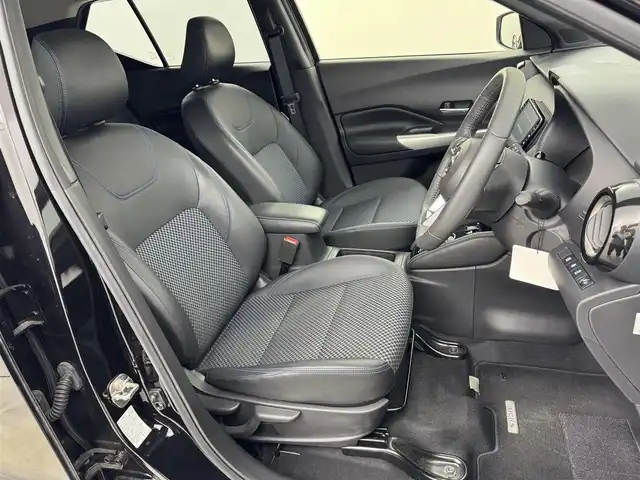 日産 キックス X 熊本県 2021(令3)年 4万km ピュアブラック 純正９型ナビ　/アラウンドビューモニター　/ＥＴＣ　/前後ドラレコ　/インテリジェントルームミラー　/プロパイロット　/コーナーセンサー/エマージェンシーブレーキ　/レーンキープ　/シートヒーター　/ステアリングヒーター　/ＬＥＤヘッドライト　/純正１７インチアルミホイール