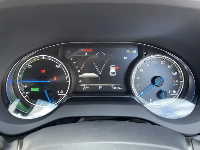 トヨタ ハリアー ハイブリッド Z レザーパッケージ 愛知県 2020(令2)年 7.5万km プレシャスブラックパール ワンオーナー/4WD/純正メーカーナビ(AM/FM/BT/USB/フルセグTV)/トヨタセーフティセンス/　・プリクラッシュセーフティー/　・ブラインドスポットモニター/　・クリアランスソナー/　・リアクロストラフィックアラート/　・レーントレーシングアシスト/　・パーキングサポートブレーキ/　・ロードサインアシスト/レザーシート/パノラミックビューモニタ/デジタルインナーミラー（ドラレコ付）/ヘッドアップディスプレイ/メモリー機能付きパワーシート/シートヒーター（D/N席）/シートベンチレーション（D/N席）/ハンドルヒーター/電動パーキングブレーキ/ブレーキホールド/ドライブモード切替/純正19インチアルミホイール/ビルドインETC2.0/スマートキー/スペアキー×1/取説/保証書