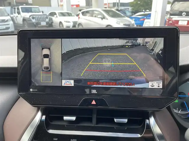 トヨタ ハリアー ハイブリッド Z レザーパッケージ 愛知県 2020(令2)年 7.5万km プレシャスブラックパール ワンオーナー/4WD/純正メーカーナビ(AM/FM/BT/USB/フルセグTV)/トヨタセーフティセンス/　・プリクラッシュセーフティー/　・ブラインドスポットモニター/　・クリアランスソナー/　・リアクロストラフィックアラート/　・レーントレーシングアシスト/　・パーキングサポートブレーキ/　・ロードサインアシスト/レザーシート/パノラミックビューモニタ/デジタルインナーミラー（ドラレコ付）/ヘッドアップディスプレイ/メモリー機能付きパワーシート/シートヒーター（D/N席）/シートベンチレーション（D/N席）/ハンドルヒーター/電動パーキングブレーキ/ブレーキホールド/ドライブモード切替/純正19インチアルミホイール/ビルドインETC2.0/スマートキー/スペアキー×1/取説/保証書