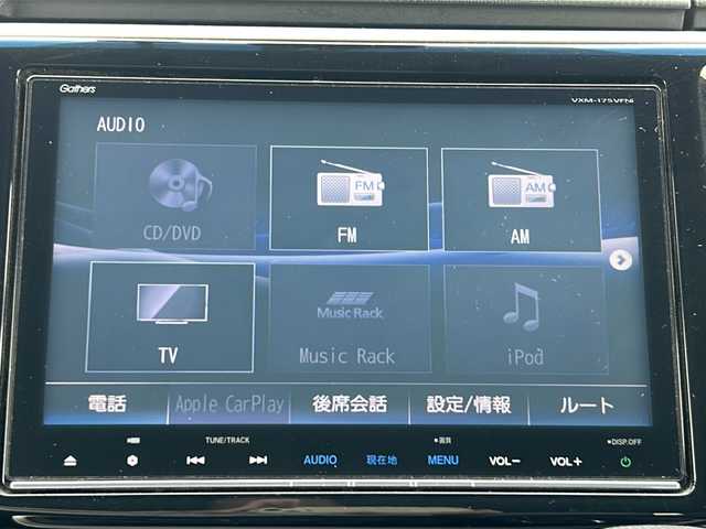 ホンダ ステップワゴン モデューロX 岐阜県 2017(平29)年 10.8万km プレミアムスパークルブラックパール 登録時走行距離107154km/純正１０型ナビ/純正後席モニター/フルセグテレビ/バックカメラ/Blue tooth・CD・DVD・iPod・SDミュージックサーバー/ETC/両側パワースライドドア/衝突被害軽減システム/ドライブレコーダー前方/レーンキープアシスト/レーダークルーズコントロール/プッシュスタート/スマートキー/ハーフレザーシート/オートライト