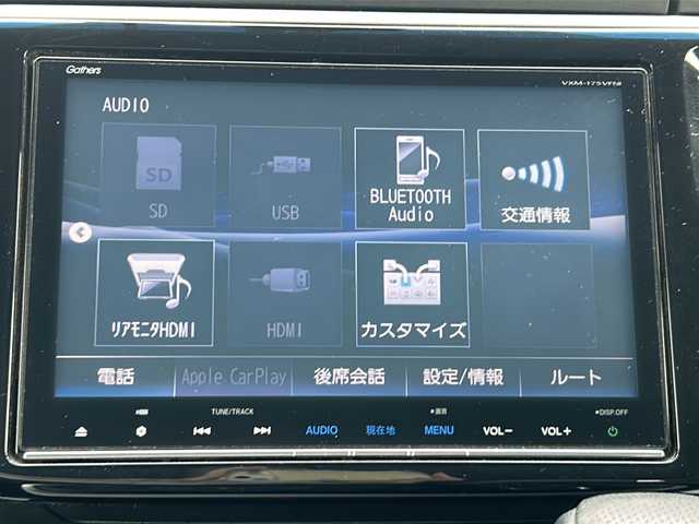 ホンダ ステップワゴン モデューロX 岐阜県 2017(平29)年 10.8万km プレミアムスパークルブラックパール 登録時走行距離107154km/純正１０型ナビ/純正後席モニター/フルセグテレビ/バックカメラ/Blue tooth・CD・DVD・iPod・SDミュージックサーバー/ETC/両側パワースライドドア/衝突被害軽減システム/ドライブレコーダー前方/レーンキープアシスト/レーダークルーズコントロール/プッシュスタート/スマートキー/ハーフレザーシート/オートライト
