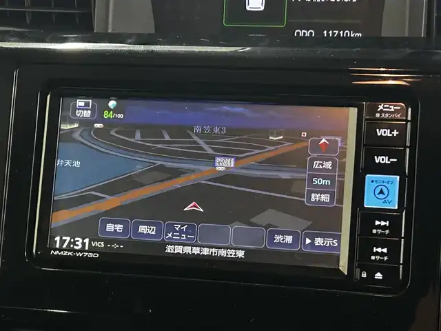 トヨタ ルーミー カスタムG－T 滋賀県 2023(令5)年 1.2万km パールホワイトⅢ 純正メモリナビ/【Bluetooth/CD/DVD/USB/フルセグ 】/両側パワースライドドア/全方位カメラ/前後ソナー/追従クルーズコントロール/オートハイビーム/オートホールド/純正15アルミ/純正ETC/純正LEDヘッドライト
