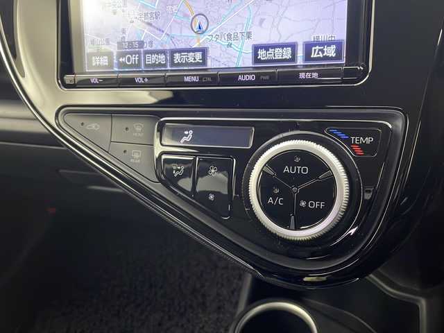 トヨタ アクア G ソフトレザーセレクション 栃木県 2017(平29)年 1.5万km クリアエメラルドパールクリスタルシャイン 純正ナビ/（AM/FM/TV/BT）/トヨタセーフティセンス/・プリクラッシュセーフティ/・レーントレーシングアシスト/・レーンディパーチャーアラート/・ロードサインアシスト/・レーダークルーズコントロール/・オートマチックハイビーム/・先行車発進アラーム/・プロアクティブドライビングアシスト/・レーンチェンジアシスト/・緊急時操舵支援機能/ETC2.0/ドライブレコーダー/バックカメラ/ＬＥＤヘッドライト/シートヒーター/電動格納ミラー