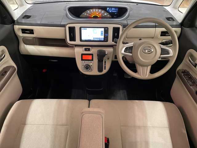 ダイハツ ムーヴ キャンバス X メイクアップ リミテッド SAⅢ 埼玉県 2019(平31)年 4.1万km パールホワイトⅢ/ナチュラルベージュマイカメタリック 2トーン スマートアシスト3/純正ナビ/　　CD/DVD/BT/フルセグTV/パノラマモニター/両側パワースライドドア/オートライト/オートハイビーム/アイドリングストップ/ステアリングスイッチ/プッシュスタート/ETC/禁煙車