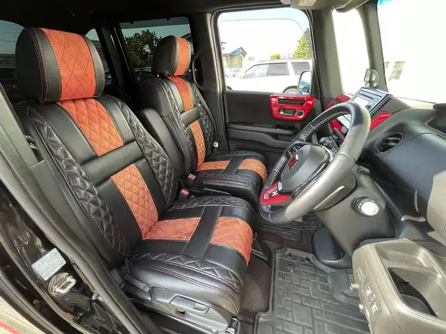 ホンダ Ｎ ＢＯＸ カスタム EX ターボ 道央・札幌 2018(平30)年 7.8万km クリスタルブラックパール ・４WD/・ワンオーナー/・ホンダセンシング/・純正オーディオ/　CD＆AM＆FM＆ワンセグTV/・両側パワースライドドア/・コーナーセンサー/・レーンキープアシスト/・レーダークルーズコントロール/・パドルシフト/・ドライブレコーダー/・純正エンジンスターター/・オートエアコン/・フリップダウンモニター/・オートライト/・オートリトラミラー/・ビルトインETC/・シートヒーター/・プッシュスタート/・スマートキー/・純正フロアマット/・ウィンカーミラー/・フォグライト/・ドアバイザー/・スペアキー