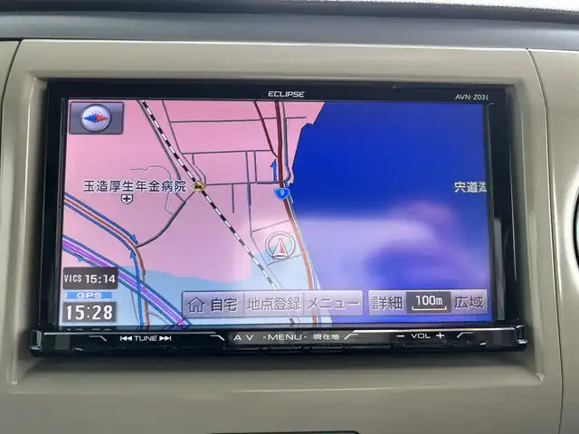 スズキ ラパン G 島根県 2014(平26)年 5.5万km ブルーイッシュブラックパール3 社外ナビ/フルセグTV/バックカメラ/ETC/アイドリングストップ/スマートキー/スペアキー×1/純正フロアマット/取扱説明書/保証書