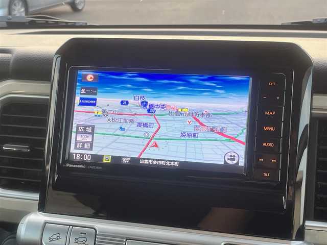 スズキ クロスビー HYBRID MZ 島根県 2019(令1)年 9.7万km キャラバンアイボリーパールメタリック/ホワイト 2トーンルーフ 純正ＳＤナビ(Panasonic)　/(フルセグＴＶ・ＤＶＤ再生・Ｂｌｕｅｔｏｏｔｈ接続)　/全方位/バックカメラ　/ビルトインＥＴＣ　/前方ドライブレコーダー/前席シートヒーター/パドルシフト　/リアコーナーセンサー　/レーンアシスト　/クルーズコントロール　/ダウンヒルアシストコントロール　/衝突軽減ブレーキ/横滑り防止装置/アイドリングストップ/スマートキー・プッシュスタート/純正LEDヘッドライト/純正16インチアルミホイール/純正フロアマット