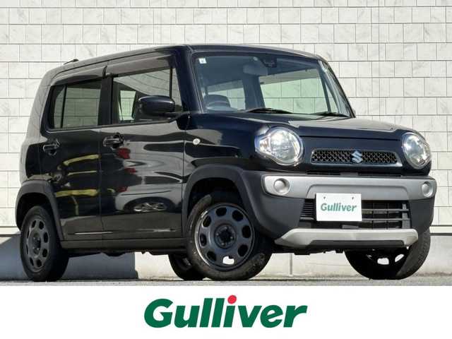 スズキ ハスラー G 岩手県 2015(平27)年 8.8万km ブルーイッシュブラックパール3 禁煙車/4WD/運転席シートヒーター/ミラーヒーター/横滑り防止装置/衝突軽減システム/ダウンヒルアシストコントロール/グリップコントロール/社外2DINオーディオ/→CD/FM/AM/AUX/USB/〇プッシュスタート/〇電動格納ミラー/〇フロアマット/〇ドアバイザー/〇スマートキー/ビルトインETC/冬タイヤアルミホイール車載