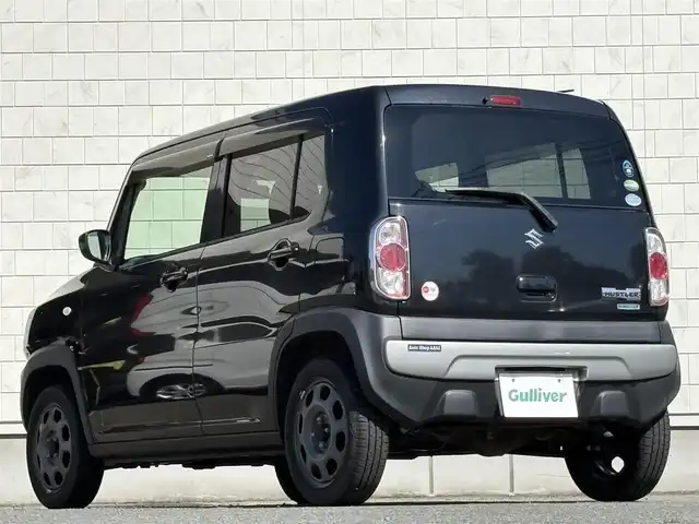 スズキ ハスラー G 岩手県 2015(平27)年 8.8万km ブルーイッシュブラックパール3 禁煙車/4WD/運転席シートヒーター/ミラーヒーター/横滑り防止装置/衝突軽減システム/ダウンヒルアシストコントロール/グリップコントロール/社外2DINオーディオ/→CD/FM/AM/AUX/USB/〇プッシュスタート/〇電動格納ミラー/〇フロアマット/〇ドアバイザー/〇スマートキー/ビルトインETC/冬タイヤアルミホイール車載
