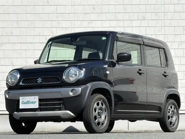 スズキ ハスラー G 岩手県 2015(平27)年 8.8万km ブルーイッシュブラックパール3 禁煙車/4WD/運転席シートヒーター/ミラーヒーター/横滑り防止装置/衝突軽減システム/ダウンヒルアシストコントロール/グリップコントロール/社外2DINオーディオ/→CD/FM/AM/AUX/USB/〇プッシュスタート/〇電動格納ミラー/〇フロアマット/〇ドアバイザー/〇スマートキー/ビルトインETC/冬タイヤアルミホイール車載