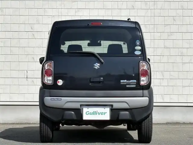 スズキ ハスラー G 岩手県 2015(平27)年 8.8万km ブルーイッシュブラックパール3 禁煙車/4WD/運転席シートヒーター/ミラーヒーター/横滑り防止装置/衝突軽減システム/ダウンヒルアシストコントロール/グリップコントロール/社外2DINオーディオ/→CD/FM/AM/AUX/USB/〇プッシュスタート/〇電動格納ミラー/〇フロアマット/〇ドアバイザー/〇スマートキー/ビルトインETC/冬タイヤアルミホイール車載