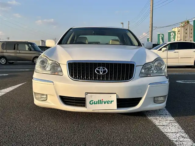 トヨタ クラウン マジェスタ Aタイプ 宮城県 2007(平19)年 11.4万km ホワイトパールクリスタルシャイン 純正メーカーオプションナビ/クルーズコントロール/ETC/バックカメラ/前席パワーシート/ヘッドアップディスプレイ/オートライト/純正17インチアルミホイール