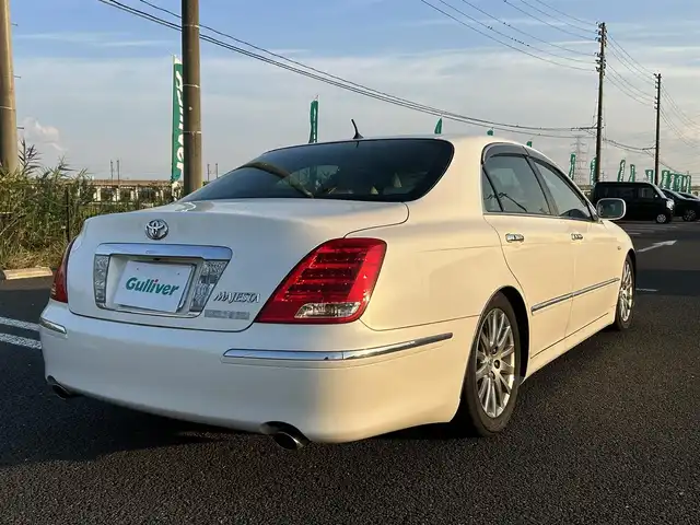 トヨタ クラウン マジェスタ Aタイプ 宮城県 2007(平19)年 11.4万km ホワイトパールクリスタルシャイン 純正メーカーオプションナビ/クルーズコントロール/ETC/バックカメラ/前席パワーシート/ヘッドアップディスプレイ/オートライト/純正17インチアルミホイール