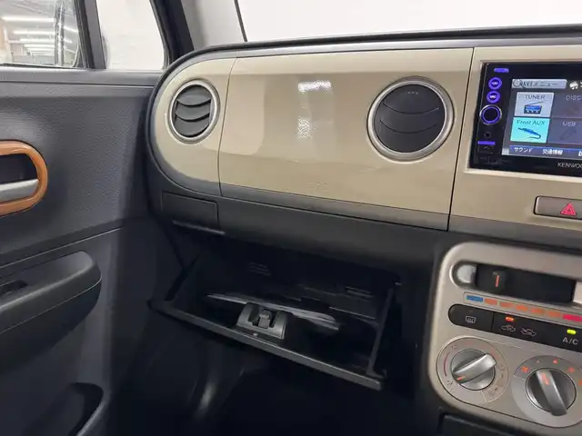 スズキ ラパン X 三重県 2011(平23)年 5.7万km エアブルーM/ホワイト ガソリン/FF/インパネCVT/ケンウッド 6.1インチ『彩速ナビ』 MDV-323/（FM/AM/CD/DVD/TV/SD/AUX/USB/RCA）/バックカメラ/ドライブレコーダー 前後/安全/・ABS/・運転席・助手席エアバッグ/・衝突安全ボディ/装備/・プッシュスタート/・スマートキーx1/・マニュアルエアコン/・LEDヘッドライト（電球から打替）/・ヘッドライトレベライザー/・電動格納ドアミラー/・集中式ドアロック/・純正14inAW/・保/取/など