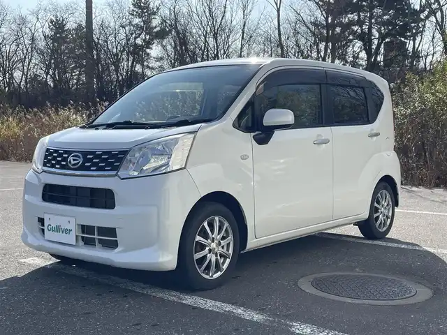 ダイハツ ムーヴ L 青森県 2017(平29)年 6.4万km トゥルーブルーマイカメタリック 4WD/社外ナビ/ワンセグTV/CD/AM/FM/パワーウインドウ/純正フロアマット/アイドリングストップ/ドアバイザー/横滑り防止