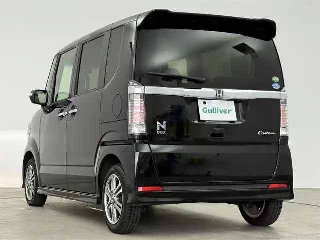ホンダ Ｎ ＢＯＸ カスタム G Lパッケージ 愛知県 2017(平29)年 6.6万km クリスタルブラックパール 純正SDナビ（VXM-174VFXi）/・Bluetooth/・CD/・DVD/バックカメラ/ビルトインETC/ドライブレコーダー/スマートキー/パワースライドドア/純正14インチアルミホイール/ステアリングスイッチ/オートエアコン/チップアップシート/HIDヘッドライト/オートライト/ウィンカーミラー/フォグランプ