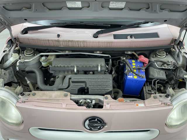 ダイハツ ミラ ココア X 福島県 2016(平28)年 1万km ムースピンクパール /禁煙車//純正オーディオ/ＡＵＸ・CD・AM・FM//電動格納ミラー//ヘッドライトレベライザー//アイドリングストップ//スマートキー//オートエアコン//スペアキー//純正フロアマット//ダブルエアバッグ