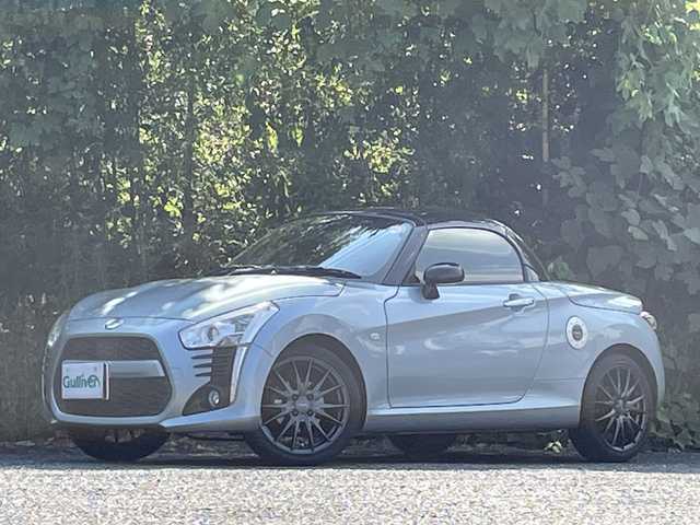 ダイハツ コペン ローブ S 大分県 2016(平28)年 7.9万km リキッドシルバーM ダイヤトーンサウンドナビ/BILSTEINショック/純正レカロシート/バックカメラ/フルセグ/Bluetooth/DVD/社外16インチアルミ/ETC/スマートキー/エンジンプッシュスタート /純正LEDヘッドライト/シートヒーター/アイドリングストップ