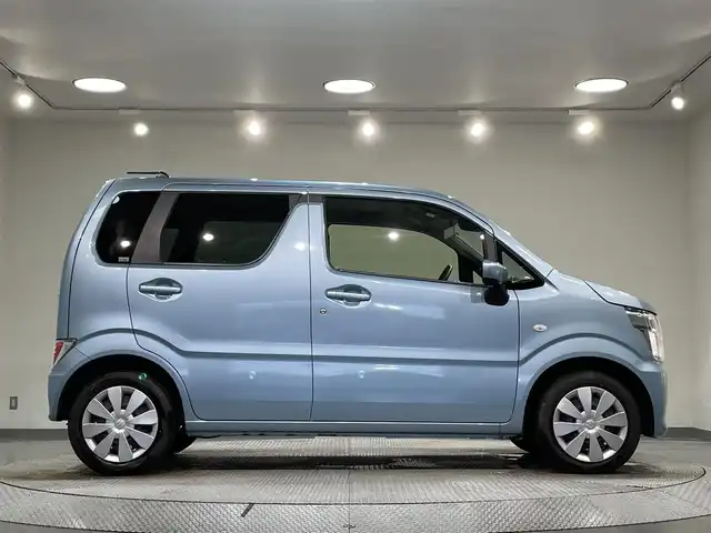 スズキ ワゴンＲ FA 愛知県 2021(令3)年 3.6万km フィズブルーパールメタリック CDチューナー/・AM/FM/CD/デュアルセンサーブレーキサポート/・衝突軽減ブレーキ/レーンキープアシスト/スペアキー/オートライト/AC/純正フロアマット/保証書