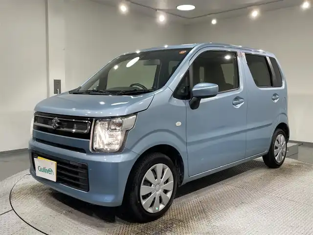 スズキ ワゴンＲ FA 愛知県 2021(令3)年 3.6万km フィズブルーパールメタリック CDチューナー/・AM/FM/CD/デュアルセンサーブレーキサポート/・衝突軽減ブレーキ/レーンキープアシスト/スペアキー/オートライト/AC/純正フロアマット/保証書