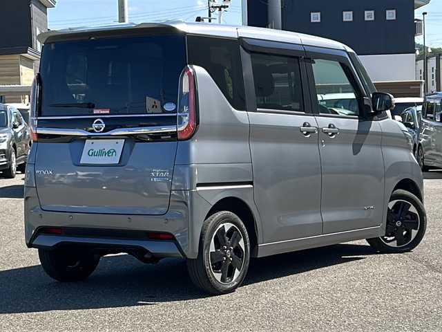 日産 ルークス HWS X プロパイロットED 秋田県 2021(令3)年 3.9万km チタニウムグレーメタリック 純正メモリナビ/純正CD、DVD、BT、フルセグ/全方位カメラ/純正14インチアルミ/ドライブレコーダー/４WD/ETC/前後コーナーセンサー