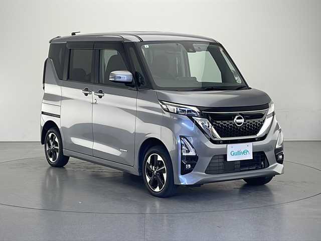 日産 ルークス HWS X プロパイロットED 長野県 2021(令3)年 3.9万km チタニウムグレーメタリック 純正メモリナビ/純正CD、DVD、BT、フルセグ/全方位カメラ/純正14インチアルミ/ドライブレコーダー/４WD/ETC/前後コーナーセンサー