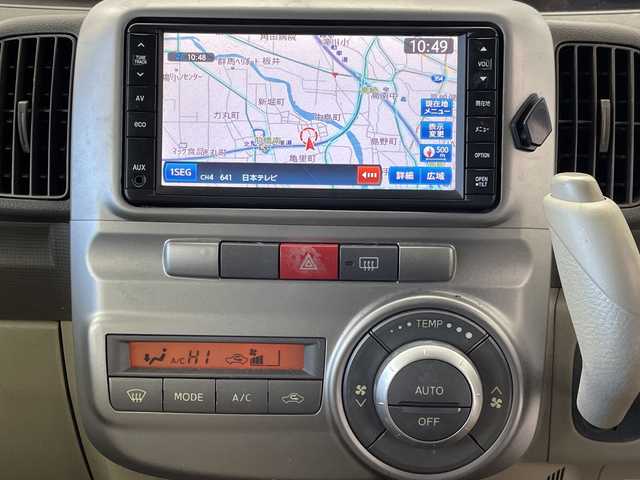 ダイハツ タント X リミテッド 群馬県 2013(平25)年 4.9万km ライトローズマイカメタリック 純正７インチＳＤナビ　バックカメラ　片側パワースライドドア　ベンチシート　ＥＴＣ　積み込みスタッドレスタイヤ　スマートキー　純正フロアマット　盗難防止装置　衝突被害軽減システム　禁煙車