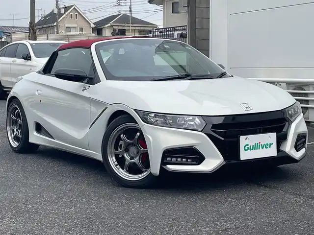 ホンダ Ｓ６６０ モデューロX 東京都 2021(令3)年 0.2万km プレミアムスターホワイトP 走行距離 1290キロ/ワンオーナー/純正HDDナビ（フルセグＴＶ／ＡＭ／ＦＭ／Ｂｌｕｅｔｏｏｔｈ）/社外１５インチAW（アドバンスレーシング）/社外マフラー（SAKURA）/社外エアロ（無限）/社外サスペンション（無限）/シティブレーキアクティブシステム/クルーズコントロール/ハーフレザーシート/シートヒーター/ＬＥＤヘッドライト/ドライブレコーダー/ETC/保証書/スペアキー有