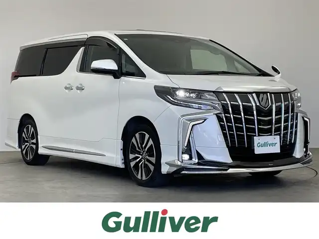 トヨタ アルファード S Cパッケージ 埼玉県 2021(令3)年 2.9万km ホワイトパールクリスタルシャイン モデリスタエアロ　１２インチフリップダウンモニター　９型ディスプレイオーディオ　１オーナー　三眼ＬＥＤライト　黒レザーシート　シートヒーター　ベンチレーション　セーフティセンス　レーダークルーズ