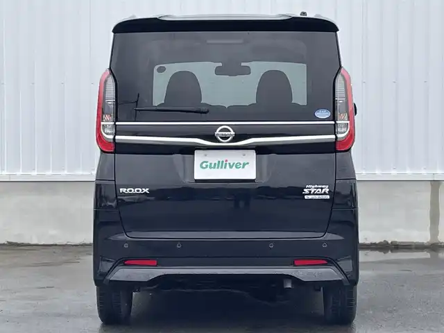日産 ルークス HWS Gターボ プロパイロットED 愛媛県 2020(令2)年 4.1万km ブラック 日産プロパイロット/アダプティブクルーズコントロール/両側パワースライドドア/純正15インチアルミホイール/純正ドアバイザー/LEDヘッドライト/フォグランプ/オートライト/前後コーナーセンサー/プッシュスタート/スマートキー/ステアリングスイッチ/電動格納ミラー/取扱説明書