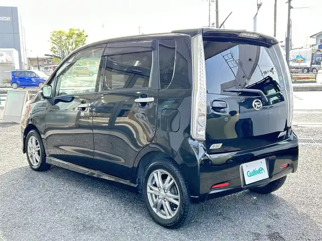 ダイハツ ムーヴ カスタム RS 埼玉県 2013(平25)年 8.4万km ブラックマイカメタリック ・ディーラー点検記録簿数年あり/・純正ナビ/・フルセグTV/・ETC/・前後ドライブレコーダー/・プッシュスタート/・スマートキー×２/・助手席下収納/・オートライト/・フォグライト/・アイドリングストップ/・電格ミラー/・ウィンカーミラー/・社外14インチAW/・