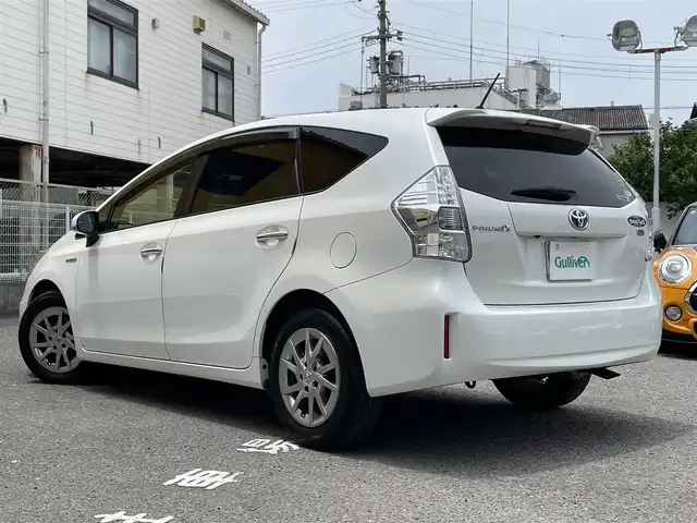 トヨタ プリウス α S チューンブラック 和歌山県 2014(平26)年 9.4万km ホワイトパールクリスタルシャイン HDDナビ/純正ナビ（ワンセグ・フルセグTV・BLUETOOTHAUDIO・AM・FM）/純正マット/プッシュスタート/ETC/バックカメラ/3列シート/スマートキー