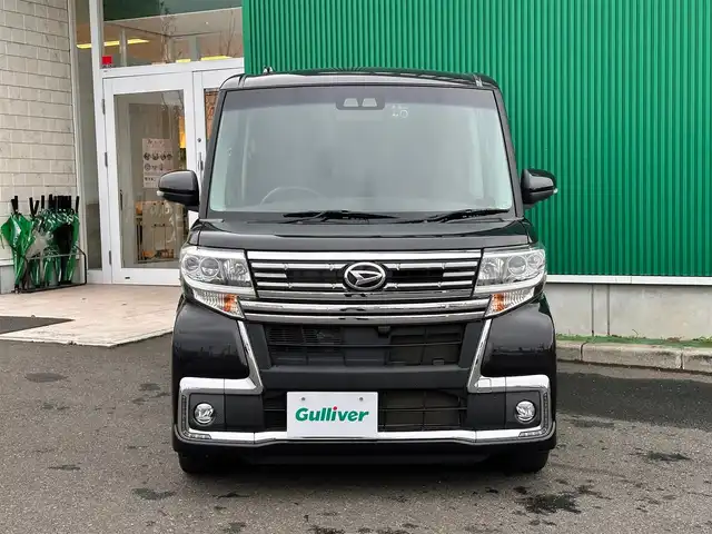 ダイハツ タント カスタム RS トップED SA Ⅲ 宮城県 2018(平30)年 5.8万km ブラックマイカメタリック スマートアシスト3/・衝突回避支援ブレーキ機能/・衝突警報機能（対車両/歩行者）/・車線逸脱警報機能/・誤発進抑制制御機能/・先行車発進お知らせ機能/・オートハイビーム/コーナーセンサー（リア）/社外メモリナビ（AVIC-RZ302）/・CD/DVD/・フルセグTV/バックカメラ/ETC/ドライブレコーダー/両側パワースライドドア/ハーフレザーシート/運転席シートヒーター/革巻きステアリング/ステアリングスイッチ/LEDヘッドランプ/フォグランプ/スマートキー＆プッシュスタート/電動格納ミラー/純正15インチAW/フロアマット/Wエアバッグ
