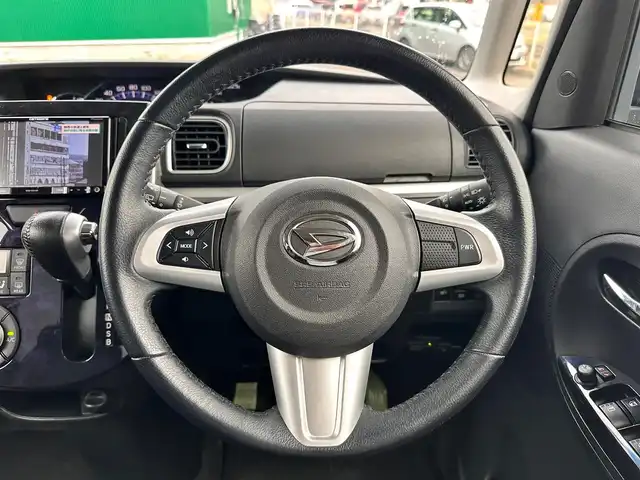 ダイハツ タント カスタム RS トップED SA Ⅲ 宮城県 2018(平30)年 5.8万km ブラックマイカメタリック スマートアシスト3/・衝突回避支援ブレーキ機能/・衝突警報機能（対車両/歩行者）/・車線逸脱警報機能/・誤発進抑制制御機能/・先行車発進お知らせ機能/・オートハイビーム/コーナーセンサー（リア）/社外メモリナビ（AVIC-RZ302）/・CD/DVD/・フルセグTV/バックカメラ/ETC/ドライブレコーダー/両側パワースライドドア/ハーフレザーシート/運転席シートヒーター/革巻きステアリング/ステアリングスイッチ/LEDヘッドランプ/フォグランプ/スマートキー＆プッシュスタート/電動格納ミラー/純正15インチAW/フロアマット/Wエアバッグ