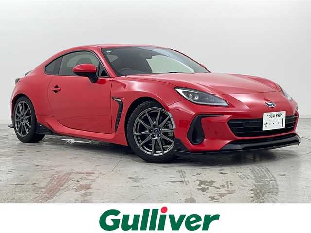 スバル ＢＲＺ R 宮城県 2021(令3)年 2.9万km 赤 STIエアロ（F.S.R）/禁煙車/アイサイト/・車線逸脱警報/・プリクラッシュブレーキ/・全車速追従機能付クルーズコントロール/・後退時ブレーキアシスト/・後側方警戒支援システム/・ステアリング連動ヘッドランプ/・アダプティブヘッドライト/Pioneer製9インチナビ/・BT.CD.DVD.SD.USB/バックカメラ/フルセグテレビ/ETC/前方純正ドライブレコーダー/パドルシフト/革巻きステアリング/ステアリングスイッチ/プッシュスタート/スマートキー×2/純正フロアマット/純正17インチアルミホイール/横滑り防止機能