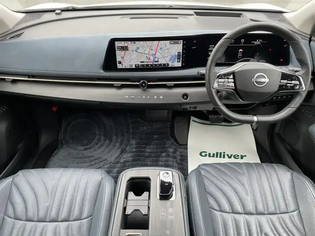 日産 アリア B6 兵庫県 2022(令4)年 3.6万km パール 純正ナビ/フルセグ/Bluetooth/アップルカープレイ/サンルーフ/BOSEサウンドシステム/レザーシート/パワーシート/ステアリングヒーター/シートヒーター/シートベンチレーション/シートメモリ/プロパイロット/エマージェンシーブレーキ/デジタルインナーミラー/ドライブレコーダー/ETC